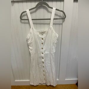 Loft white summer dress